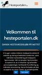 Mobile Screenshot of hesteportalen.dk